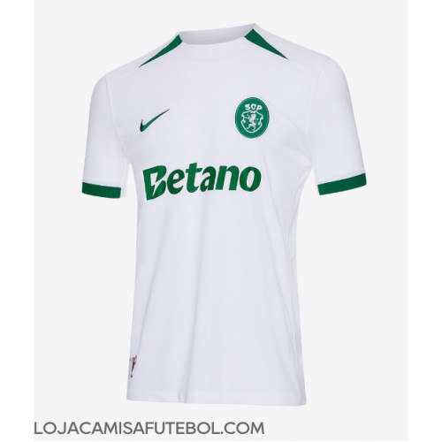 Camisa de Futebol Sporting CP Equipamento Secundário 2024-25 Manga Curta